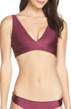 Maaji Beach Plum Allure Four-way Reversible Bikini Top