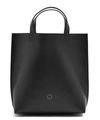 Anna Walker London Small Brunswick Tote Bag In Black