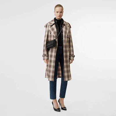 Burberry Leichter Trenchcoat Mit Karomuster In Light Nude