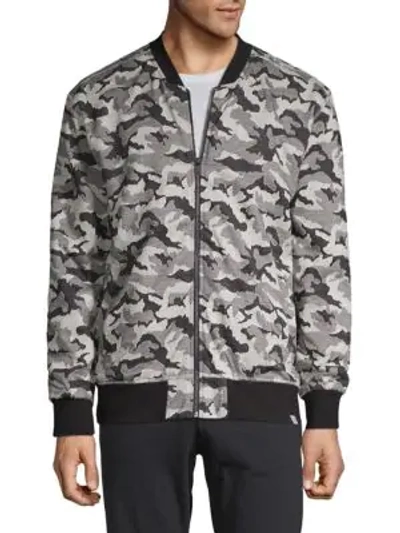 Sovereign Code Camouflage Patterned Jacket In Black