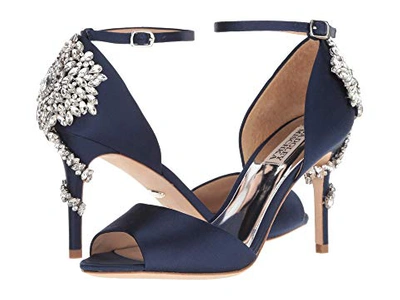 Badgley mischka vienna crystal embellished ankle strap pump deals