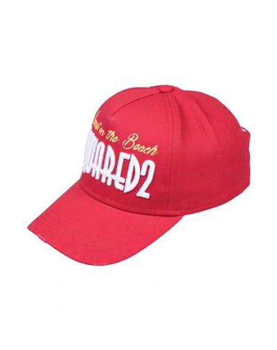 Dsquared2 Hat In Red
