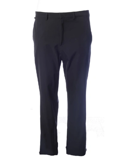 Prada Cropped Techno Trousers In Black