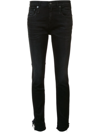R13 'stratford' Raw Hem Jeans In Black