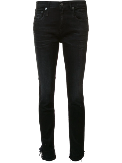 R13 'stratford' Raw Hem Jeans