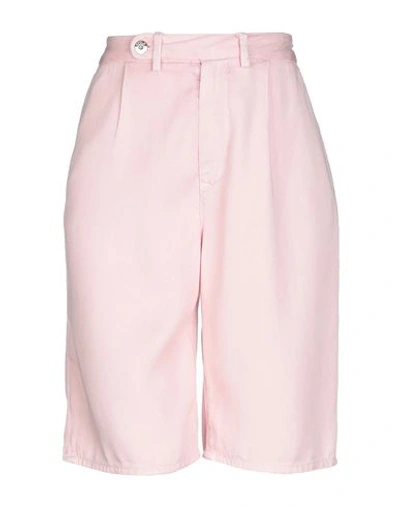 Cycle Denim Shorts In Light Pink