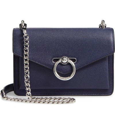 Rebecca Minkoff Jean Leather Crossbody Bag - Blue In Twilight