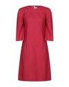 Marni Midi Dresses In Garnet