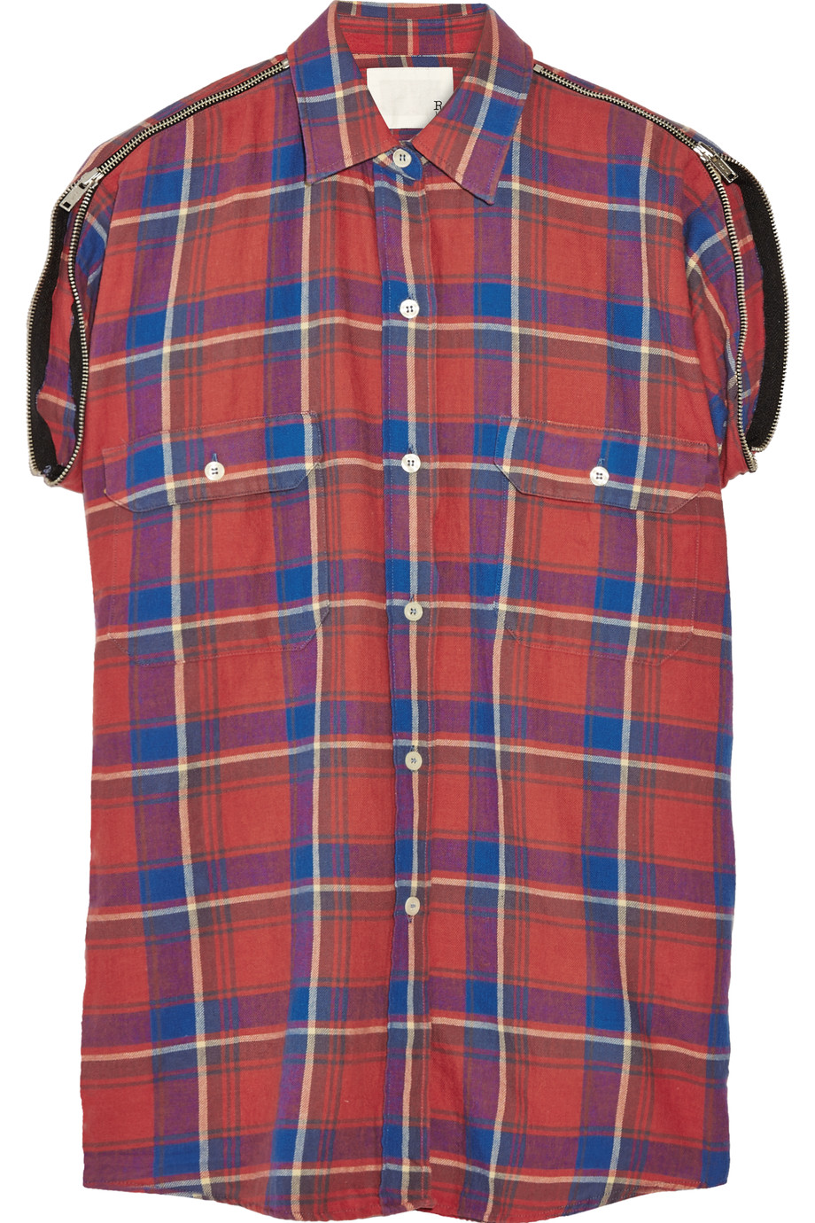 R13 Plaid Cotton-flannel Shirt | ModeSens