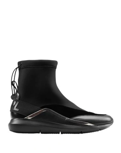 Karl Lagerfeld Ankle Boot In Black