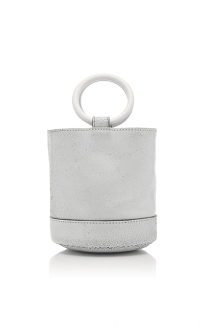 Simon Miller Bonsai 15cm Bag In White Crackle
