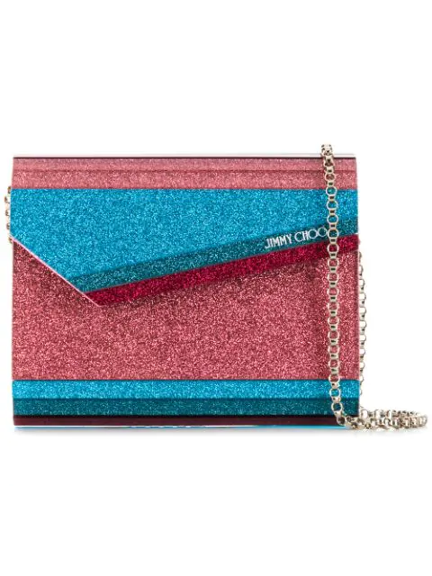 raspberry clutch bag