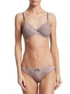 Chantelle Rive Gauche Three-part Cup Bra In Milky Way Express