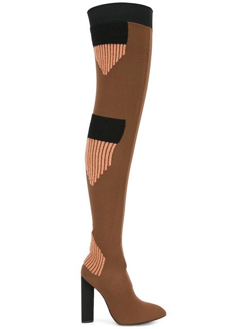 Yeezy Season 3 Sock Knit Boots | ModeSens