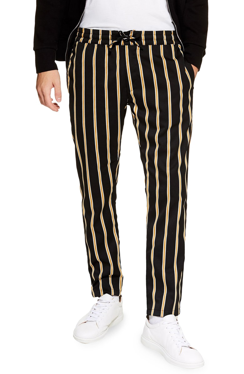 stripe jogger