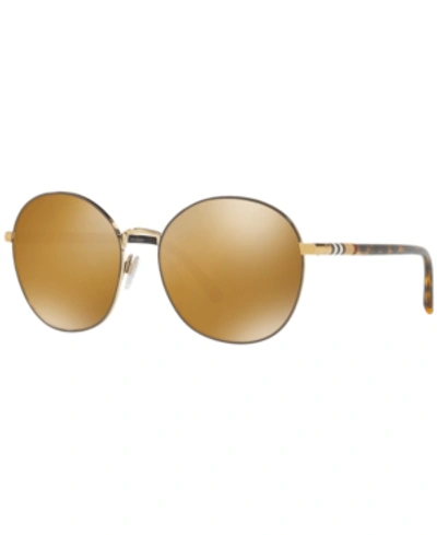 Burberry Be3094 Light Gold Sunglasses