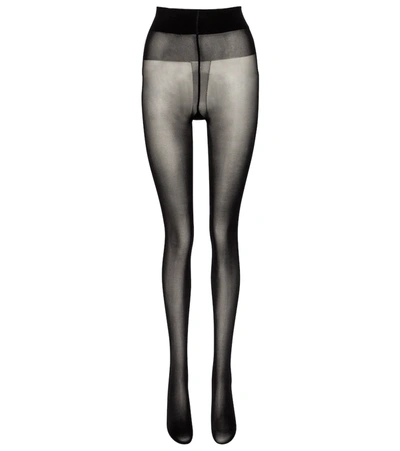 Wolford Comfort Cut Black 40 Denier Tights