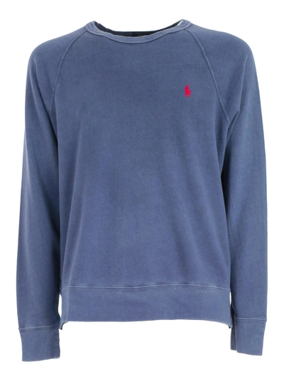 Polo Ralph Lauren Lightweight Sweatshirt In Cruise Navy