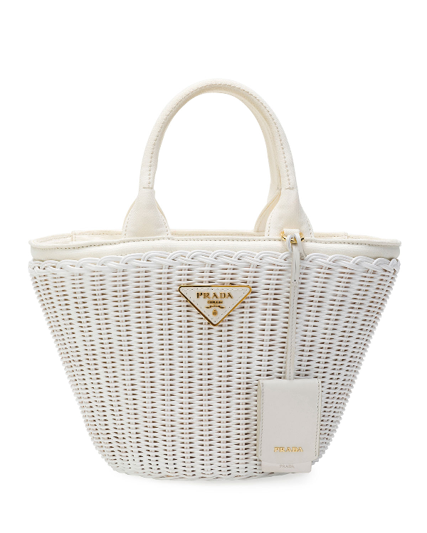 rattan bag prada