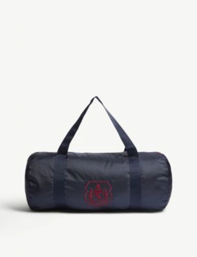 The Kooples Sport Crested Sports Bag In Navy