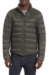 Canada Goose 'brookvale' Slim Fit Packable Down Jacket In Volcano/ Black