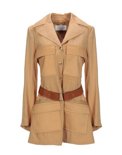 Chloé Full-length Jacket In Sand