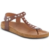 Isabel Marant Encore Flat Studded T-strap Sandals In Brown