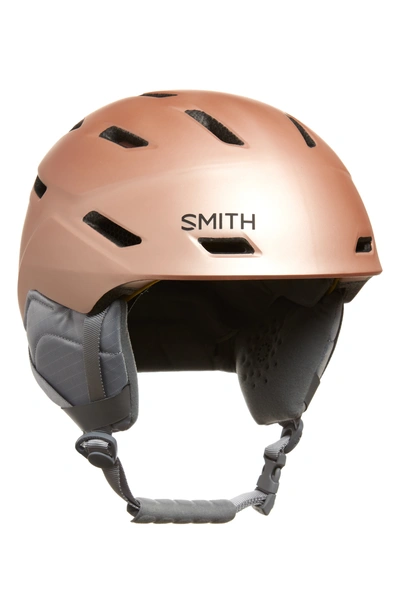 Smith Mirage With Mips Snow Helmet - Pink In Matte Champagne