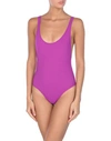 Karla Colletto One-piece Swimsuits In Mauve