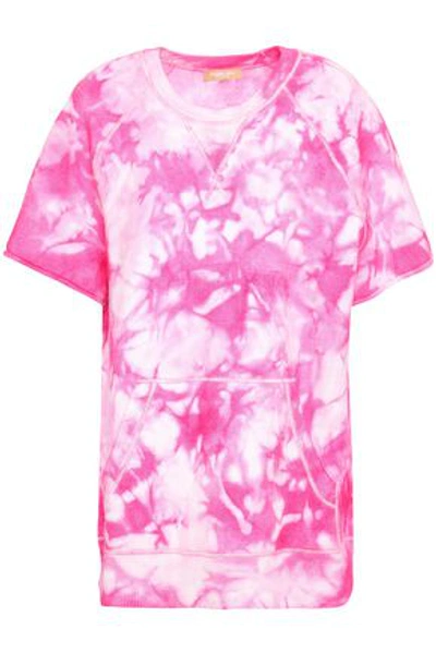Michael Kors Collection Woman Tie-dye Knitted Top Bright Pink