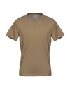 Majestic T-shirts In Khaki