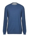 Daniele Alessandrini Sweaters In Slate Blue