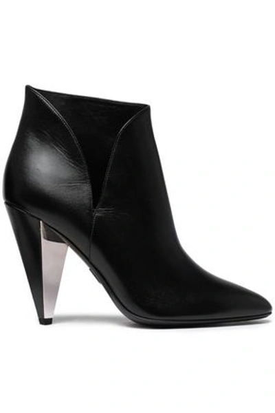 Michael Kors Collection Woman Leather Ankle Boots Black