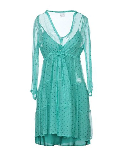 Aspesi Short Dress In Light Green