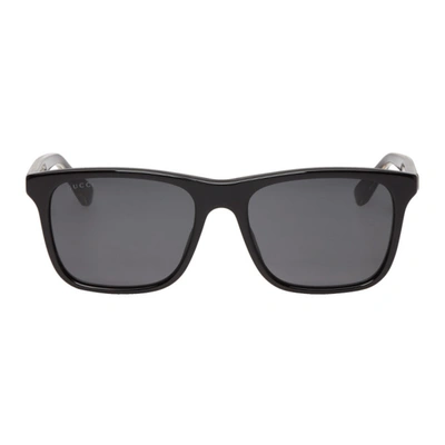 Gucci Sunglasses Rectangular-frame Optyl Sunglasses In Black