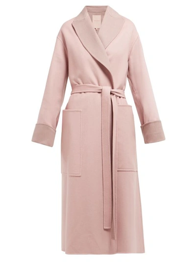 Roksanda Marley Double-breasted Wool-blend Coat In Pink