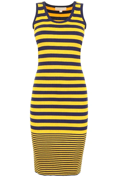 yellow and black striped dress 1 left