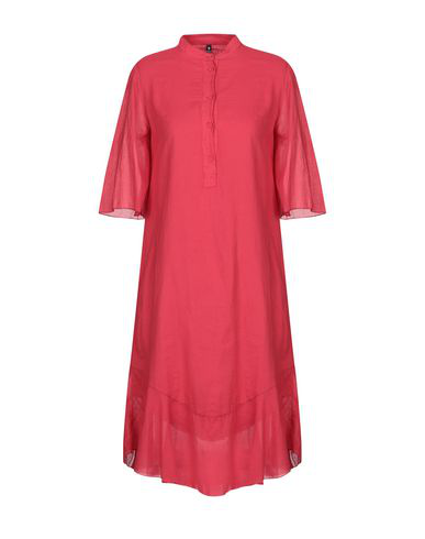 European Culture Knee-length Dress In Red | ModeSens