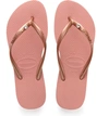 Havaianas 'slim Crystal Glamour' Flip Flop In Rose Nude