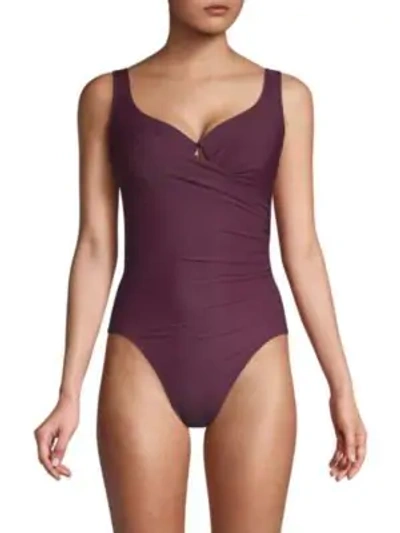 Miraclesuit Swim Must Have 18 Escape One-piece Swimsuit In Plum