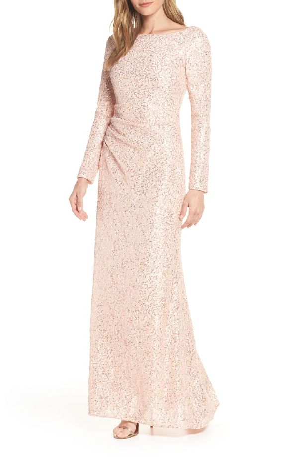 vince camuto blush dress