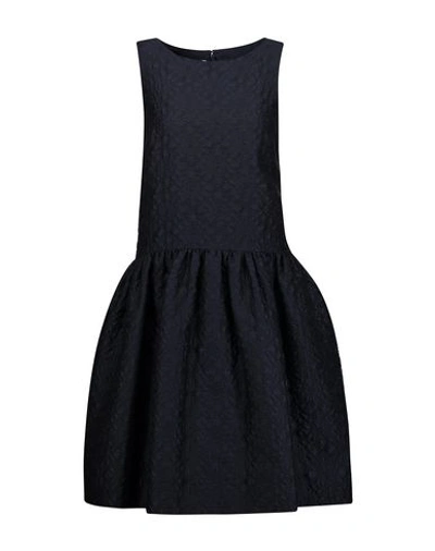 Oscar De La Renta Knee-length Dress In Dark Blue