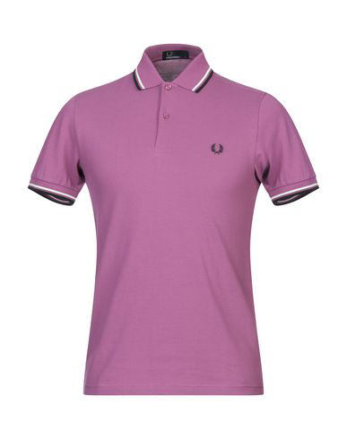 Fred Perry Polo Shirts In Light Purple | ModeSens