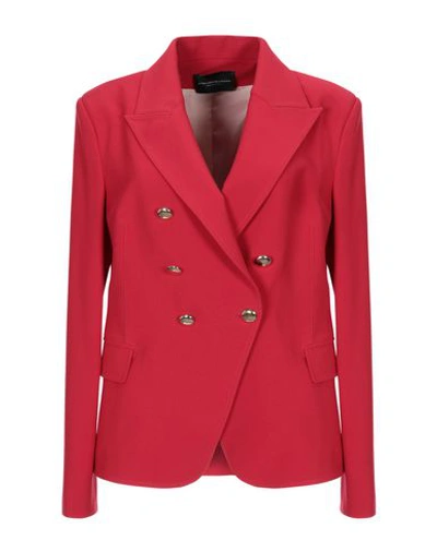 Atos Lombardini Sartorial Jacket In Red