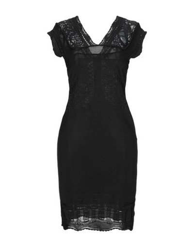 Roberto Cavalli Short Dress In Black