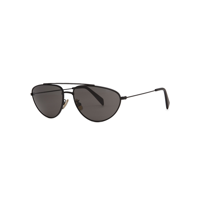 Celine Black Aviator Style Sunglasses Modesens