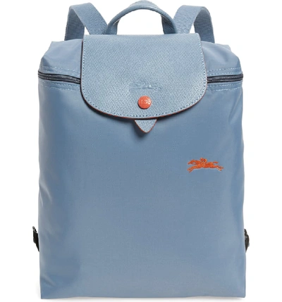 Longchamp Le Pliage Club Backpack - Blue In Blue Mist