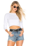 X Karla The Crop Sweatshirt In White