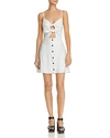 Lost And Wander Lost + Wander Bloody Mary Double-tie Mini Dress In White