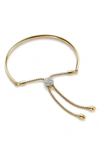 Monica Vinader 'fiji' Diamond Friendship Bracelet In Yellow Gold/ Diamond